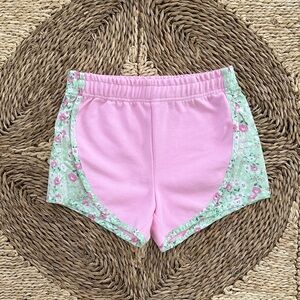 Bisby Pink Floral Gym Shorts